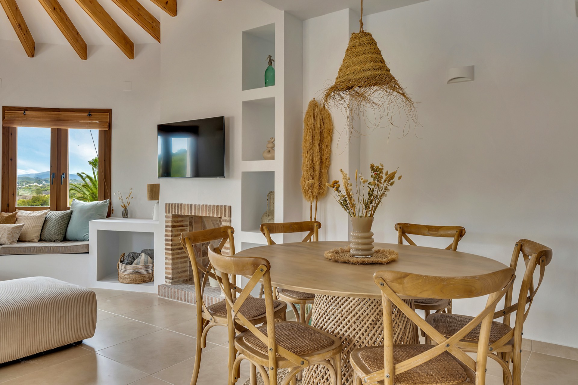 Woonkamer van Casa Monte Zen